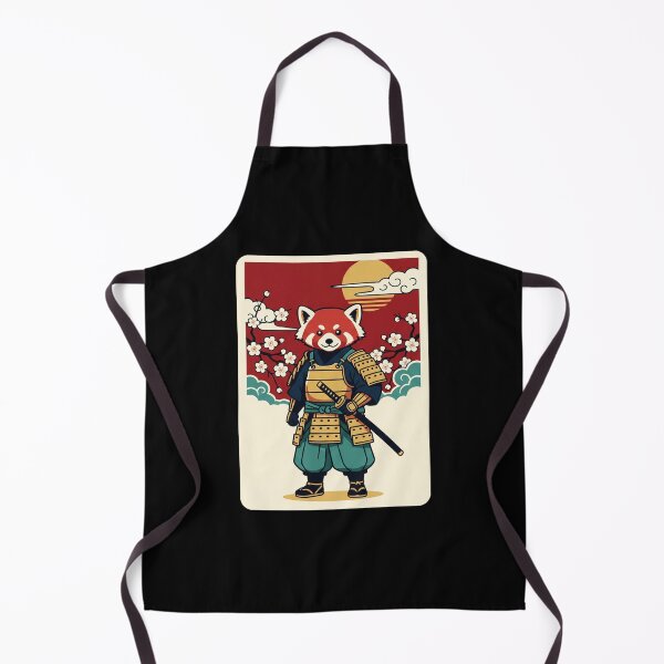 Item preview, Red Panda Samurai Japanese Style Cute Warrior designed and sold by JordynLadukeg65.