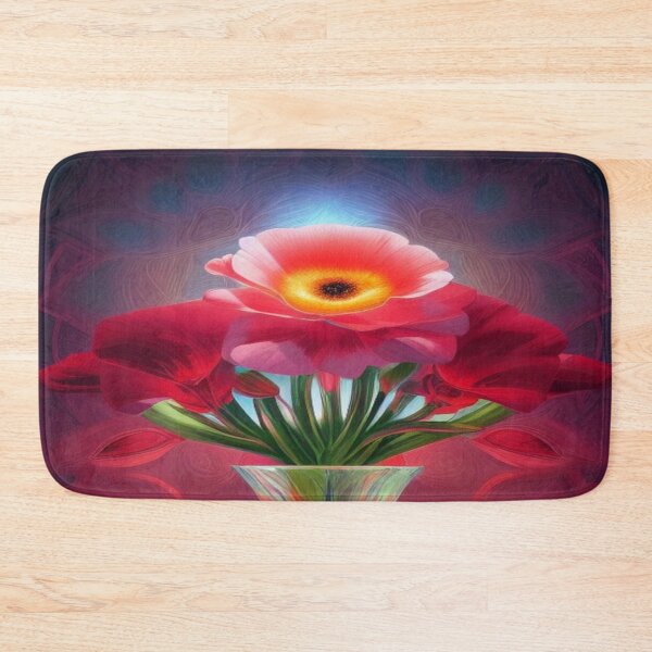 Artikelvorschau, Vibrantes Blumenbouquet in kräftigen Farben – moderne Kunst für stilvolle Räume und Art‑Lovers entworfen und verkauft von FotoworldEdel.
