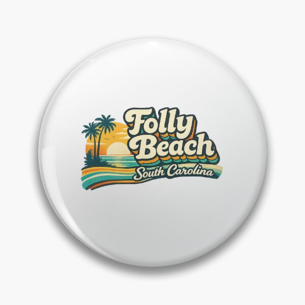Item preview, Folly Beach South Carolina Palm Coast Sunset Charleston Atlantic Shore designed and sold by Aryabek.
