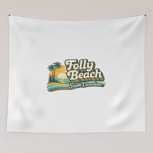 Item preview, Folly Beach South Carolina Palm Coast Sunset Charleston Atlantic Shore designed and sold by Aryabek.