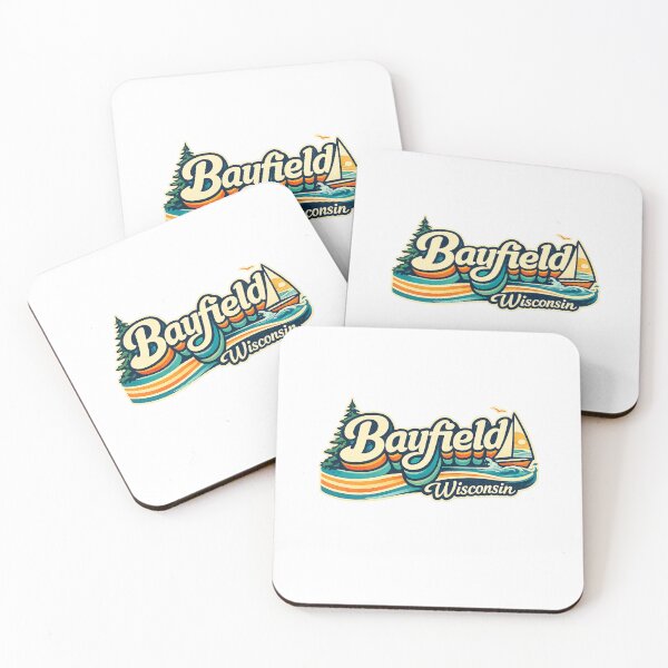 Item preview, Bayfield Wisconsin Lake Superior Apostle Islands Coastal Harbor Scene designed and sold by Aryabek.
