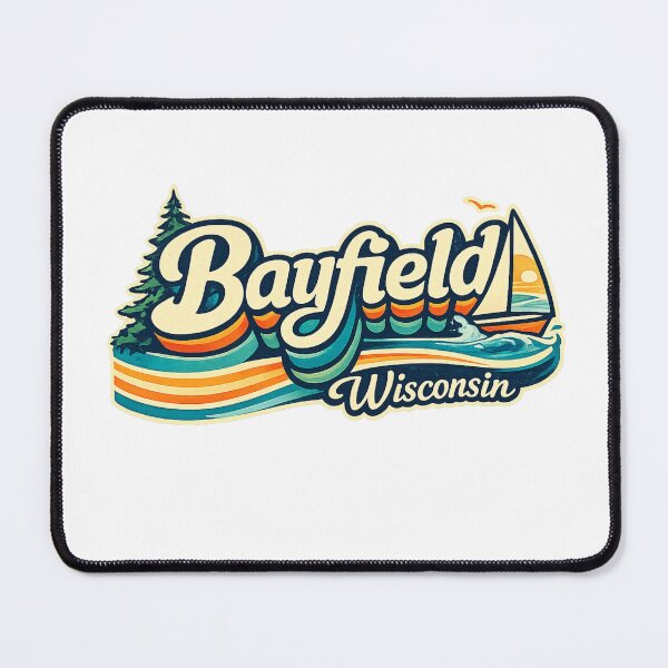 Item preview, Bayfield Wisconsin Lake Superior Apostle Islands Coastal Harbor Scene designed and sold by Aryabek.