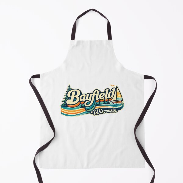 Item preview, Bayfield Wisconsin Lake Superior Apostle Islands Coastal Harbor Scene designed and sold by Aryabek.