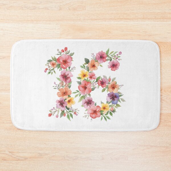 Item preview, 16th birthday flowers  watercolor designed and sold by uunaa.