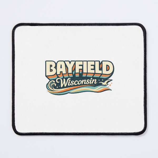 Item preview, Bayfield Wisconsin Apostle Islands Lake Superior Coastal Waves Harbor designed and sold by Aryabek.
