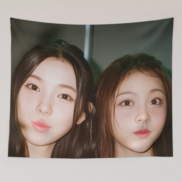 Item preview, Hearts2Hearts Yuha and Carmen Rude Era K-pop Girl Group Fanart designed and sold by Valereekmerch.