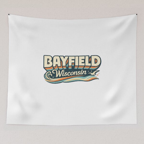 Item preview, Bayfield Wisconsin Apostle Islands Lake Superior Coastal Waves Harbor designed and sold by Aryabek.