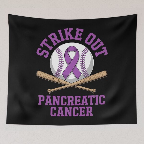 Item preview, Strike Out Pancreatic Cancer Awareness Day Warrior Baseball designed and sold by papertaless.