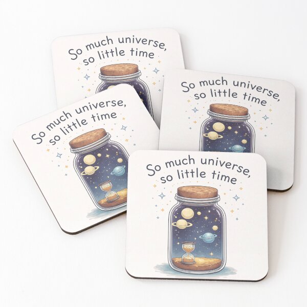 Item preview, So Much Universe So Little Time – Cosmic Jar Aesthetic Design designed and sold by RushVibeWear.