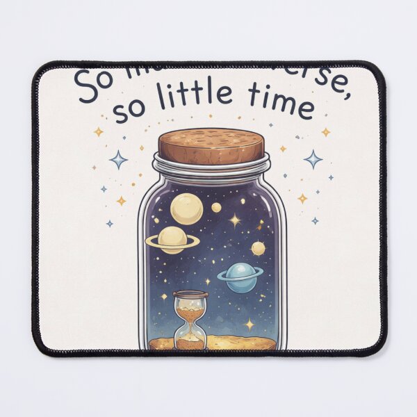 Item preview, So Much Universe So Little Time – Cosmic Jar Aesthetic Design designed and sold by RushVibeWear.