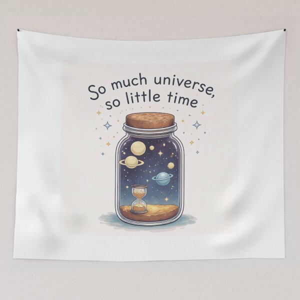 Item preview, So Much Universe So Little Time – Cosmic Jar Aesthetic Design designed and sold by RushVibeWear.