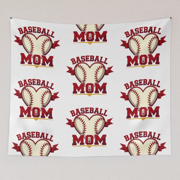 Artikelvorschau, Baseball-Mama-Herz-Logo – Auffälliges Design für Sportmütter entworfen und verkauft von OneLook.