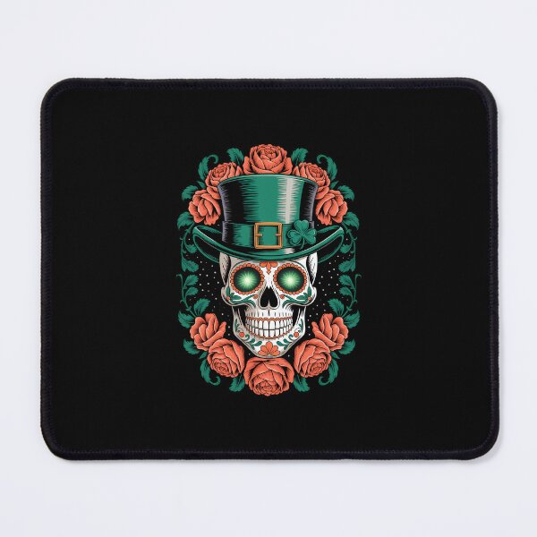 Item preview, Sugar Skull Saint Patricks Day of Dead designed and sold by papertaless.