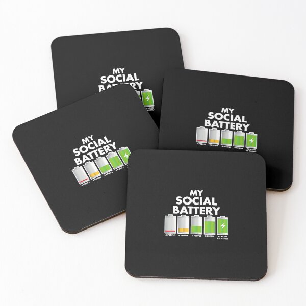Item preview, Regalo divertido para introvertidos: Mi batería social con la gente designed and sold by JohnVBurks.