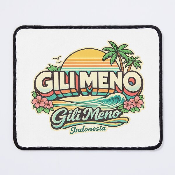 Item preview, Gili Meno Indonesia Lombok Tropical Island Sunset Palm Coast designed and sold by Aryabek.