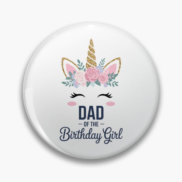 Item preview, Unicorn Dad of the Birthday Girl Matching Party designed and sold by papertaless.