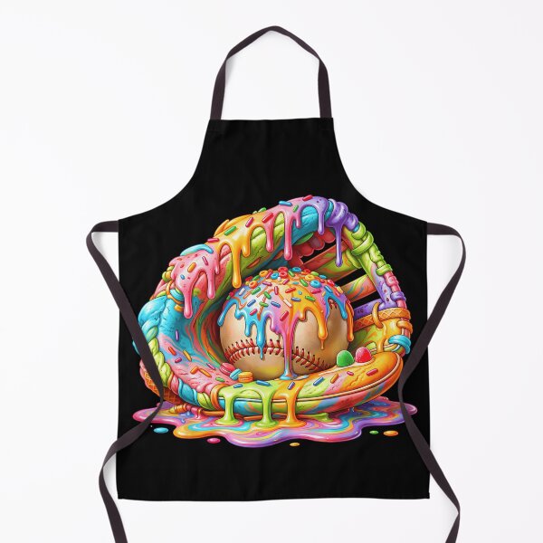Item preview, Baseball Ice Cream Glove Colorful Drip Sports Dessert Design designed and sold by DienesAngele.