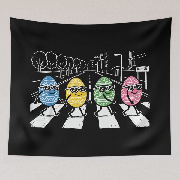 Item preview, Funny Easter Eggs Crossing Road Parody Cute Spring Design designed and sold by DienesAngele.
