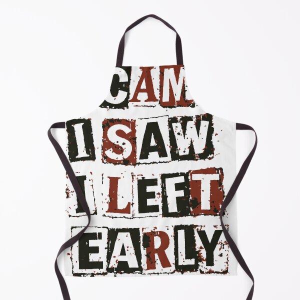 Item preview, I Came I Saw I Left Early Ransom Note Newspaper Cutout Typography Introvert Humor designed and sold by Dejbar.