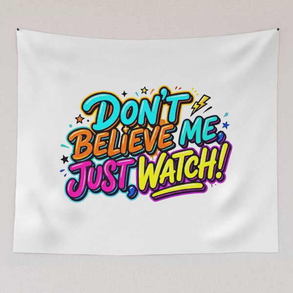 Item preview,  Colorful Typography Lyrick designed and sold by AltAesthetic.