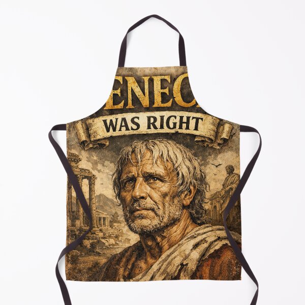 Item preview, Seneca Was Right Stoic Quote Art designed and sold by Retr0Tshirts.