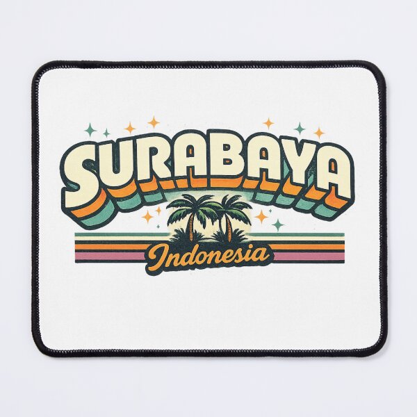 Item preview, Surabaya Indonesia East Java Tropical Coast Palm Skyline Java Island designed and sold by Aryabek.