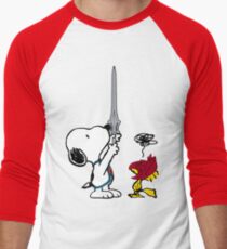 He-Dog and Battle Bird Men's Baseball ¾ T-Shirt