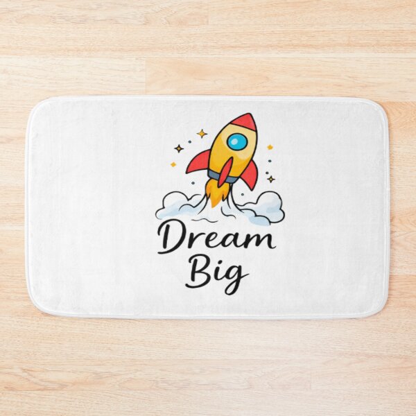 Item preview, Dream Big Rocket Motivational Sticker | Student Inspiration Design designed and sold by Lovestickerco.