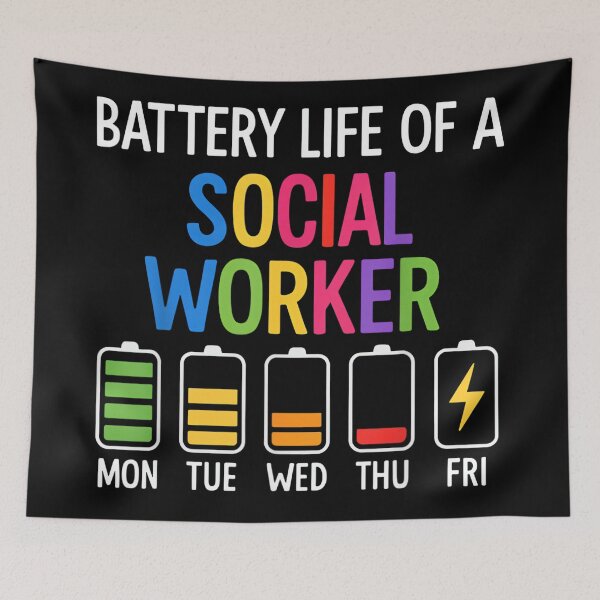 Item preview, Battery Life of Social Worker Color designed and sold by JohnVBurks.