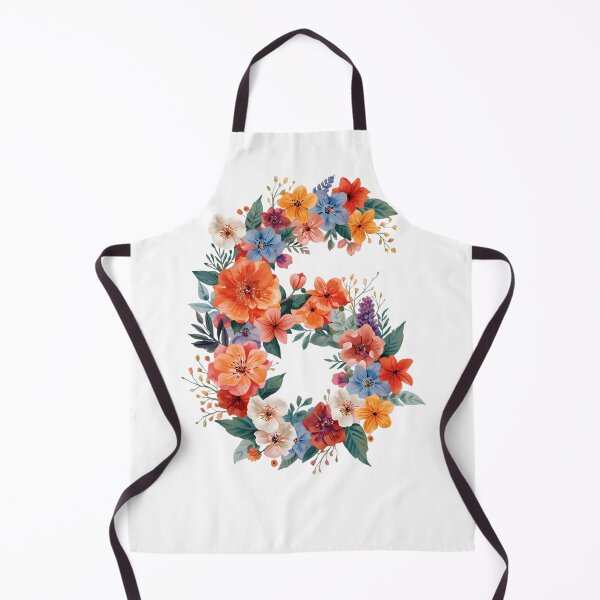 Item preview, 6th birthday flowers  watercolor designed and sold by uunaa.