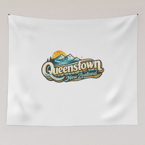 Item preview, Queenstown New Zealand Lake Wakatipu Remarkables Alpine Sunset Landscape designed and sold by Aryabek.