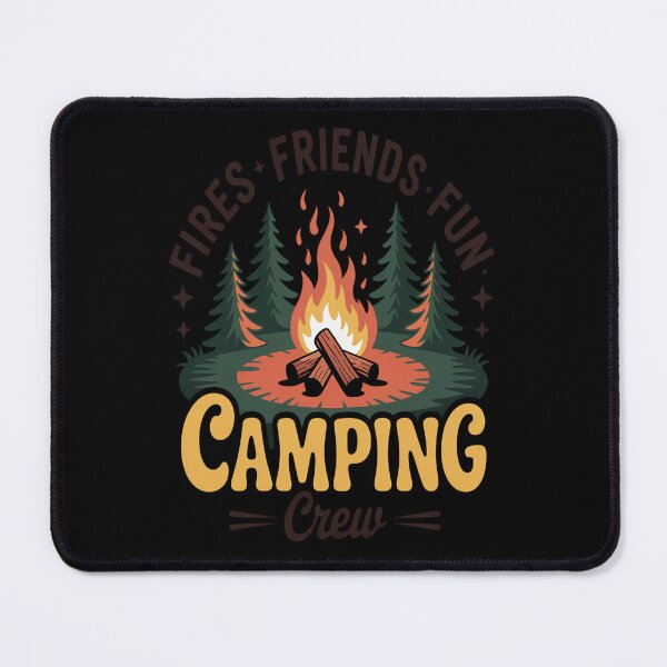 Item preview, Fire Friends Fun Camping Crew Summer Camper Camfire Outdoor  designed and sold by HaiharryCartoon.