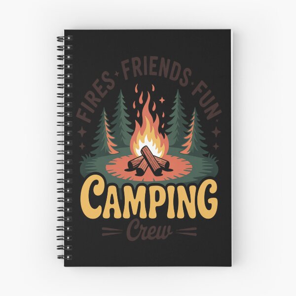 Item preview, Fire Friends Fun Camping Crew Summer Camper Camfire Outdoor  designed and sold by HaiharryCartoon.