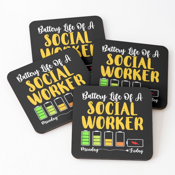 Item preview, Battery Life of A Social Worker Monday Friday designed and sold by JohnVBurks.