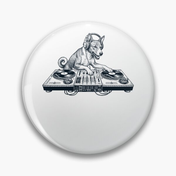 Item preview, Vintage Retro Basenji DJ Dog Mom Dad Music Lover designed and sold by TerryConnells.