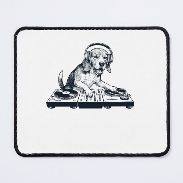 Item preview, Vintage Retro Beagle DJ Dog Mom Dad Music Lover designed and sold by TerryConnells.