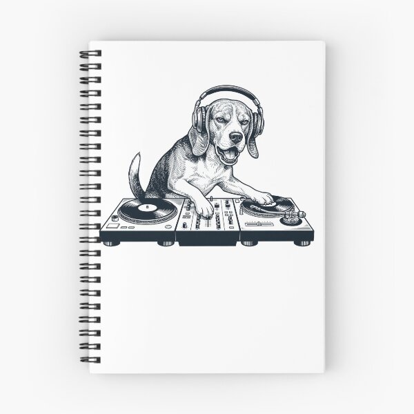 Item preview, Vintage Retro Beagle DJ Dog Mom Dad Music Lover designed and sold by TerryConnells.
