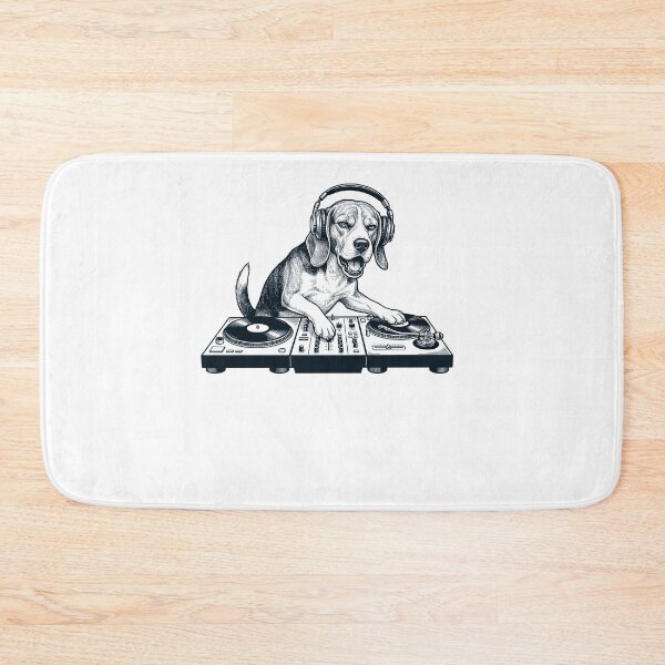 Item preview, Vintage Retro Beagle DJ Dog Mom Dad Music Lover designed and sold by TerryConnells.