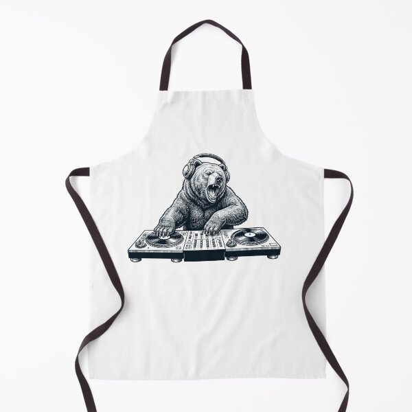 Item preview, Vintage Retro Bear DJ Animal Music Lover designed and sold by TerryConnells.