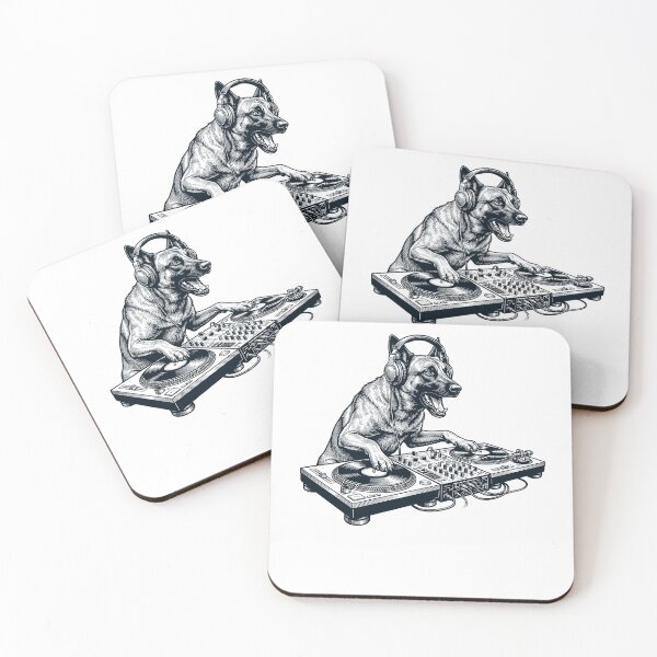 Item preview, Vintage Retro Belgian Malinois DJ Dog Mom Dad Music Lover designed and sold by TerryConnells.