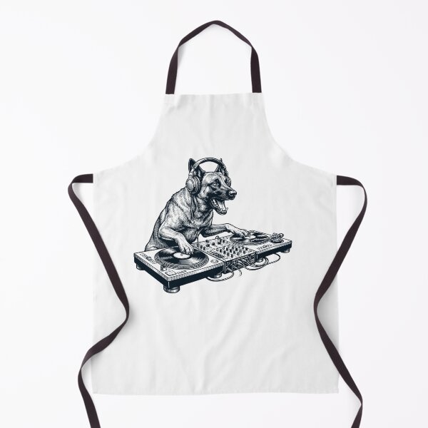 Item preview, Vintage Retro Belgian Malinois DJ Dog Mom Dad Music Lover designed and sold by TerryConnells.