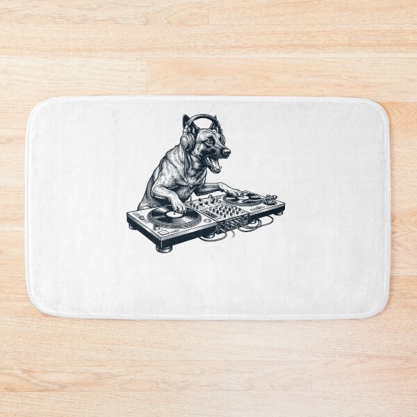 Item preview, Vintage Retro Belgian Malinois DJ Dog Mom Dad Music Lover designed and sold by TerryConnells.