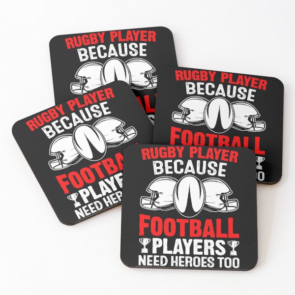 Item preview, Rugby Player Because Football Players Need Heroes Funny Sports designed and sold by GabrieSketcham.