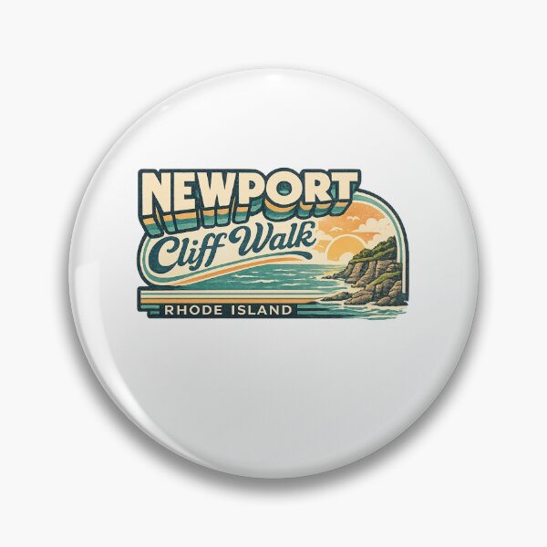 Item preview, Newport Rhode Island Cliff Walk Atlantic Coastline Ocean Bluffs Sunset designed and sold by Aryabek.