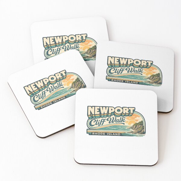 Item preview, Newport Rhode Island Cliff Walk Atlantic Coastline Ocean Bluffs Sunset designed and sold by Aryabek.