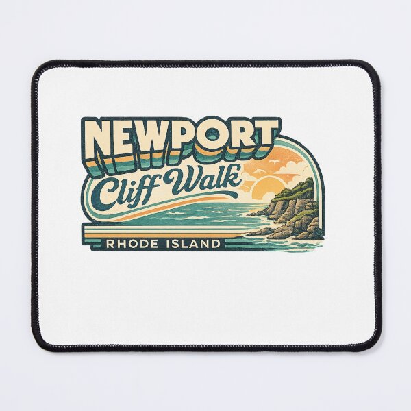 Item preview, Newport Rhode Island Cliff Walk Atlantic Coastline Ocean Bluffs Sunset designed and sold by Aryabek.