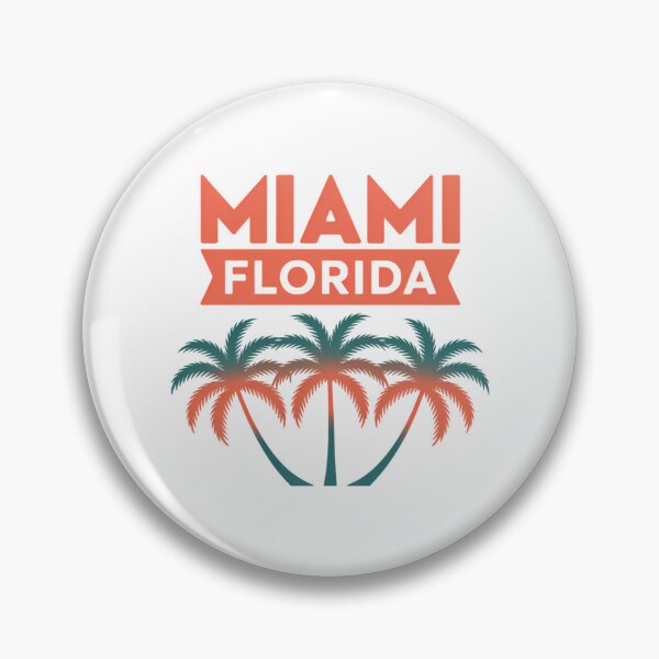 Item preview, Tropical Summer Vacation Palm Trees Miami Beach Florida designed and sold by Formatage.