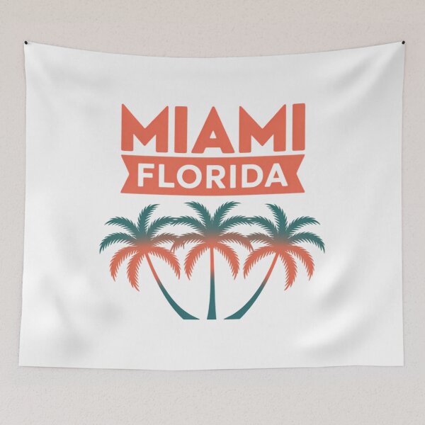 Item preview, Tropical Summer Vacation Palm Trees Miami Beach Florida designed and sold by Formatage.