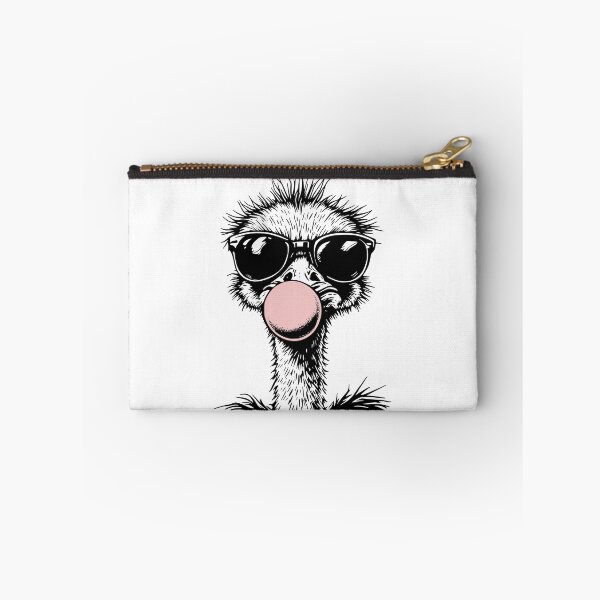 Item preview, Cool Ostrich Blowing Bubblegum designed and sold by YV Designs & Stuff.