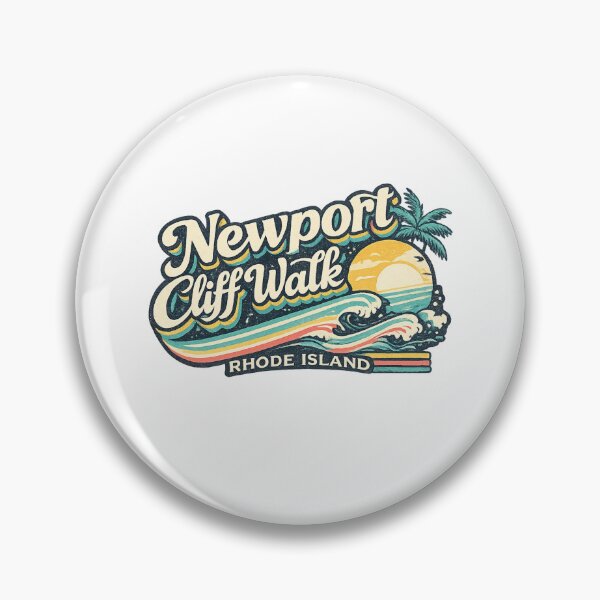 Item preview, Newport Rhode Island Cliff Walk Ocean Waves Atlantic Coastal Sunset designed and sold by Aryabek.